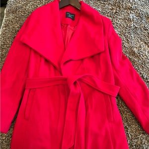 Love Tree: Red coat W/ belt